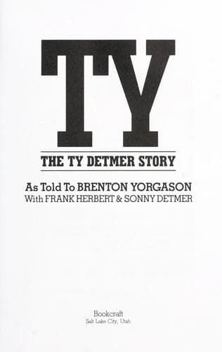 Cover image for Ty the Ty Detmer Story