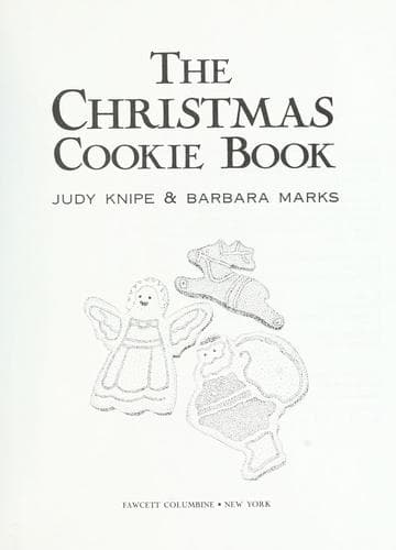 Cover image for The Christmas cookie book