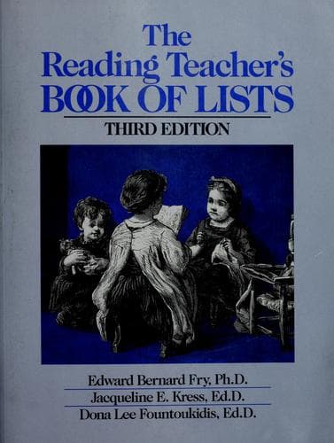 Cover image for The reading teacher's book of lists