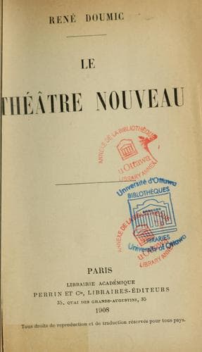 Le théâtre nouveau
