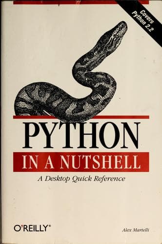 Cover image for Python in a nutshell