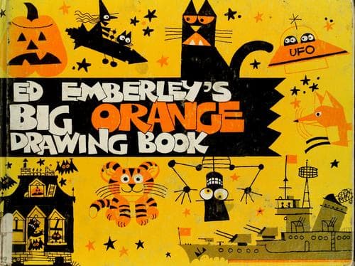 Cover image for Ed Emberley's Big orange drawing book.