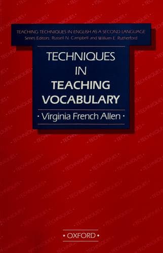 Cover image for Techniques in teaching vocabulary