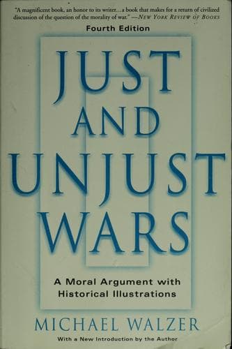 Cover image for Just and unjust wars