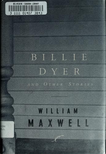 Cover image for Billie Dyer and other stories