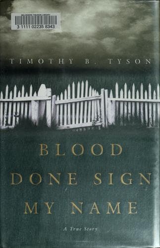 Cover image for Blood done sign my name