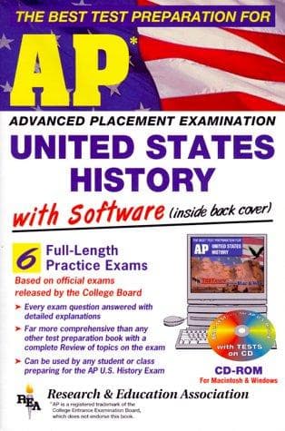 Cover image for REA's AP US History Test Prep with TESTware Software
