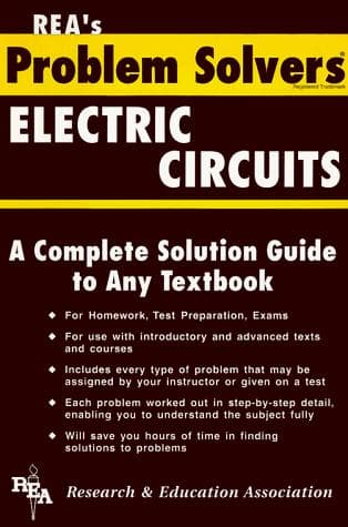 Cover image for The Electric circuits problem solver