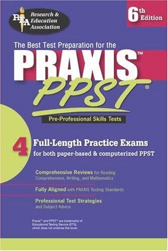 Cover image for Praxis I, PPST, pre-professional skills tests