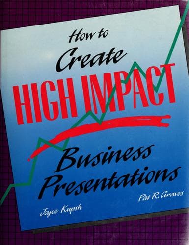 Cover image for How to create high-impact business presentations