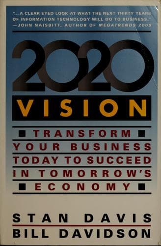 Cover image for 2020 vision