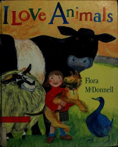 Cover image for I love animals
