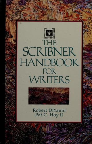 Cover image for The Scribner handbook for writers