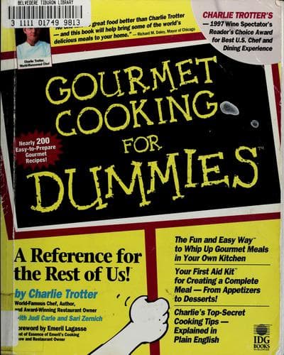 Cover image for Gourmet cooking for dummies