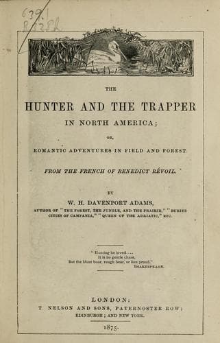 The hunter and the trapper in North America