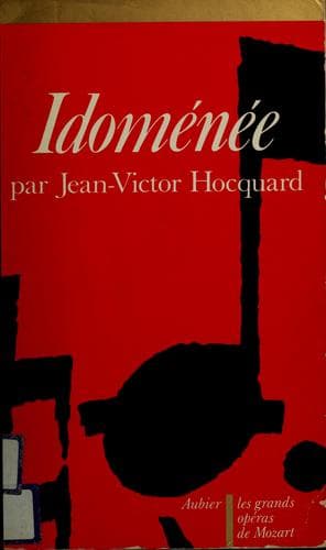 Cover image for Idoménée =