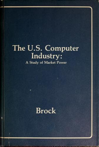 Cover image for The U.S. computer industry