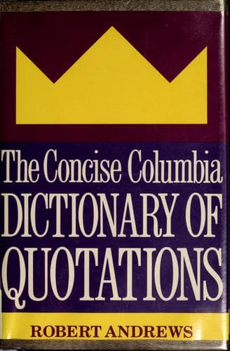 Cover image for The concise Columbia dictionary of quotations