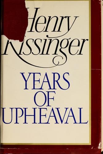Cover image for Years of upheaval