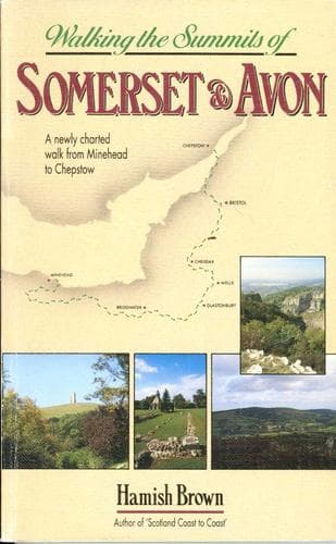 Cover image for Walking the the summits of Somerset and Avon