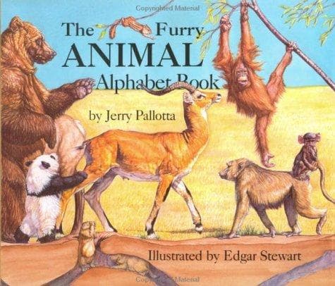 Cover image for The furry animal alphabet book
