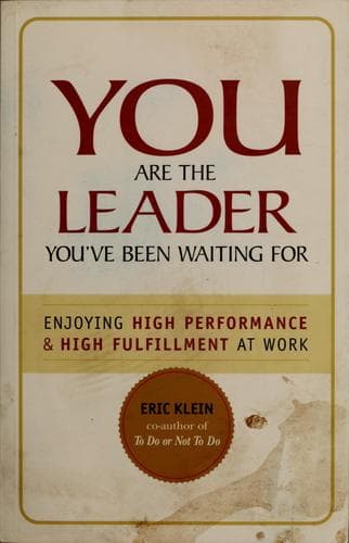 You are the leader you've been waiting for