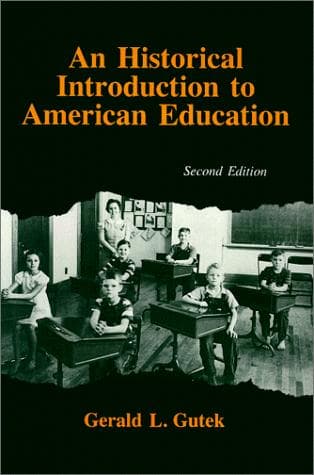 Cover image for An Historical Introduction to American Education