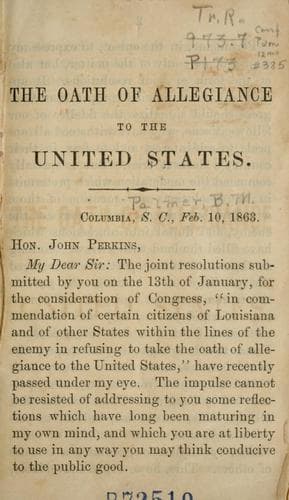 The oath of allegiance to the United States
