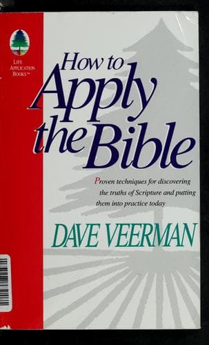Cover image for How to apply the Bible