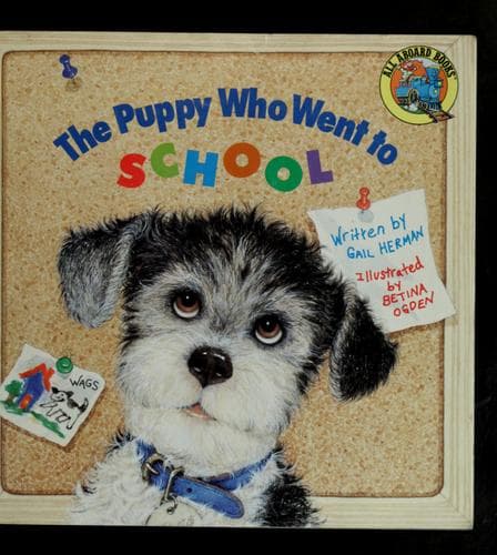 Cover image for The puppy who went to school