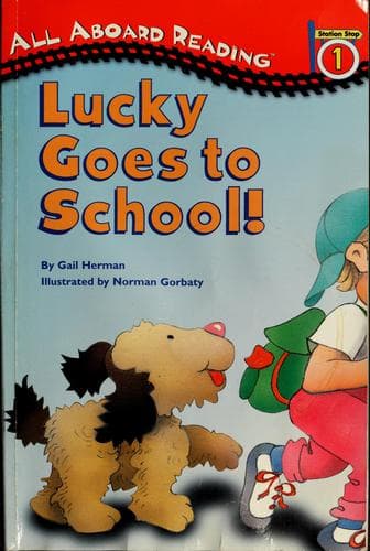 Cover image for Lucky goes to school!