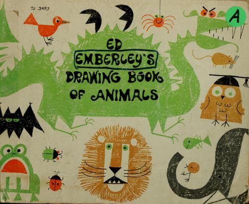 Cover image for Ed Emberley's drawing book of animals