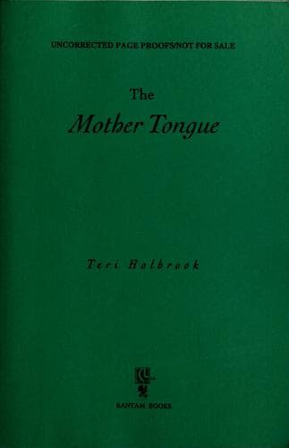 Cover image for The mother tongue
