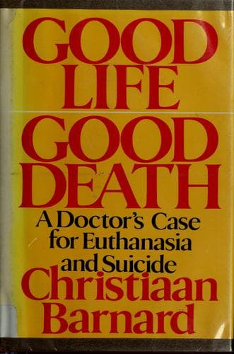 Cover image for Good life good death