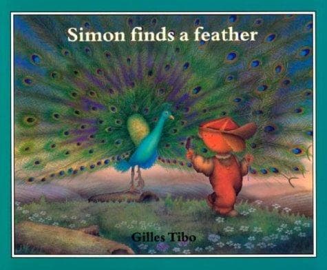 Cover image for Simon finds a feather (Simon)