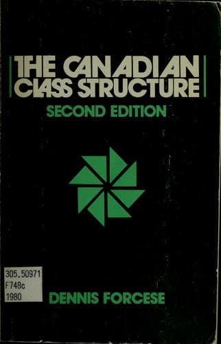 Cover image for The Canadian class structure