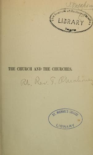 The church and the churches
