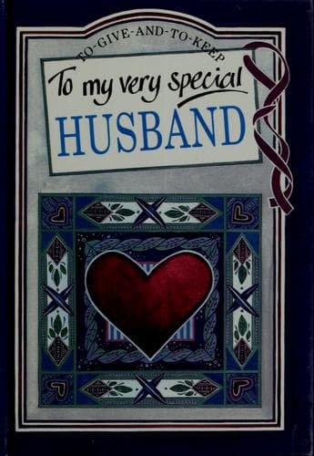 Cover image for To my very special husband