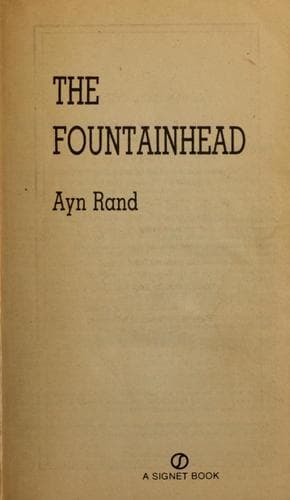 Cover image for The fountainhead