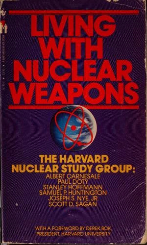 Cover image for Living with nuclear weapons
