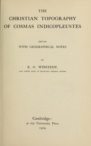 The Christian topography