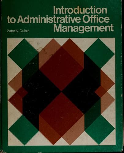 Cover image for Introduction to administrative office management