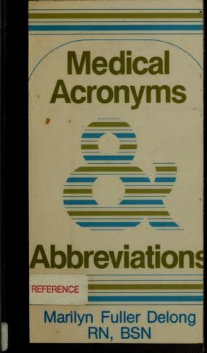 Cover image for Medical acronyms & abbreviations