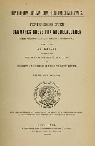 Repertorium diplomaticum Regni danici mediævalis