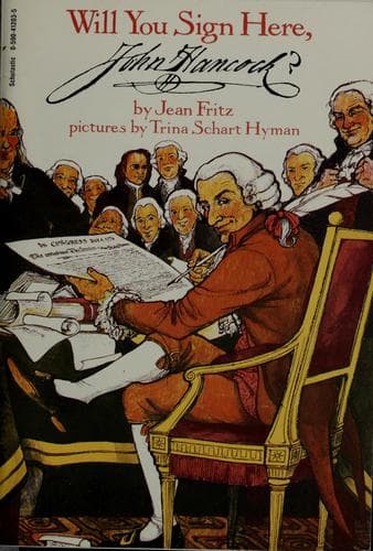 Cover image for Will you sign here, John Hancock?