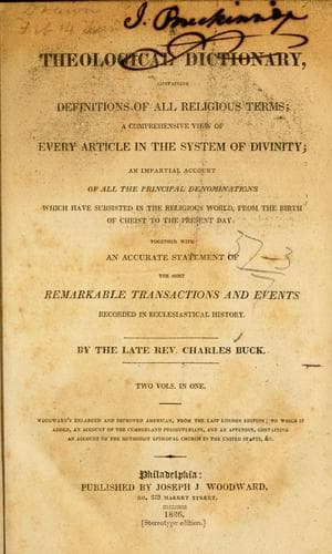 A theological dictionary
