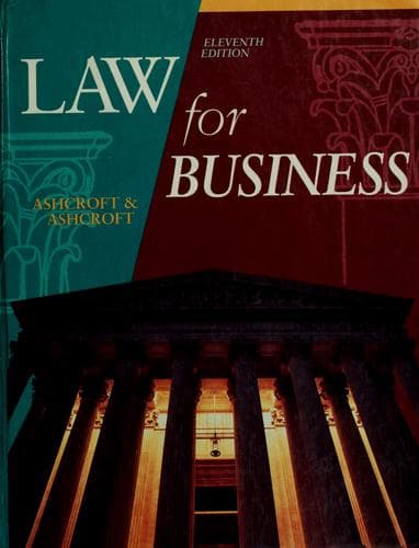 Cover image for Law for business