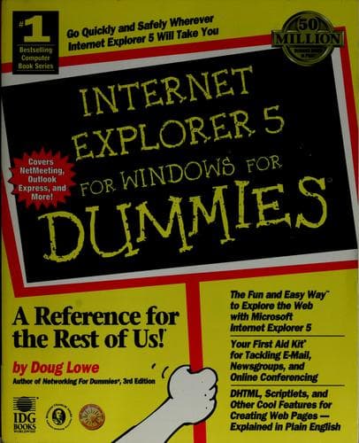 Cover image for Internet Explorer 5 for Windows for dummies