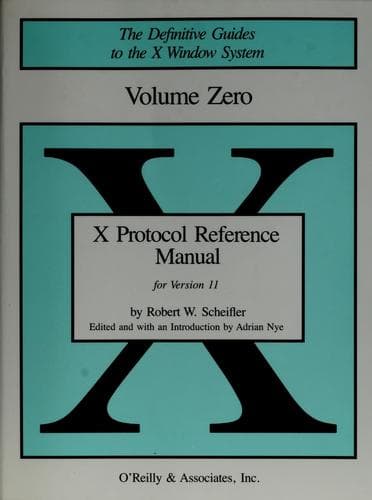 Cover image for X Protocol Reference Manual