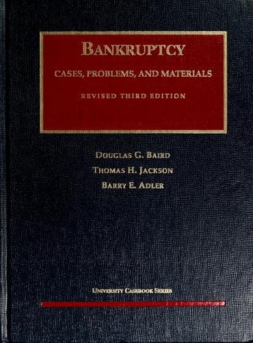 Cover image for Cases, problems, and materials on bankruptcy